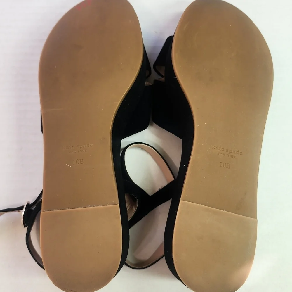 🌸Kate Spade | Suede Platform Sandals size 10‎